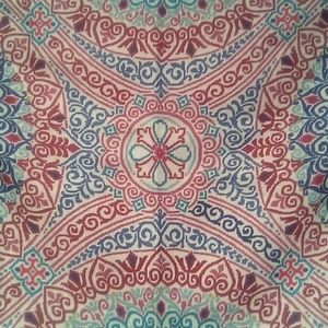 Mandela Tassel Textile Tablecloth